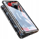 Xiaomi Redmi Note 8 Pro, kryt pouzdro obal METAL MAGNETIC DUAL GLASS, 2x sklo