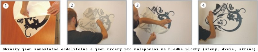 Kůň 22, samolepka na zeď, rozměry 240x120cm / Mega