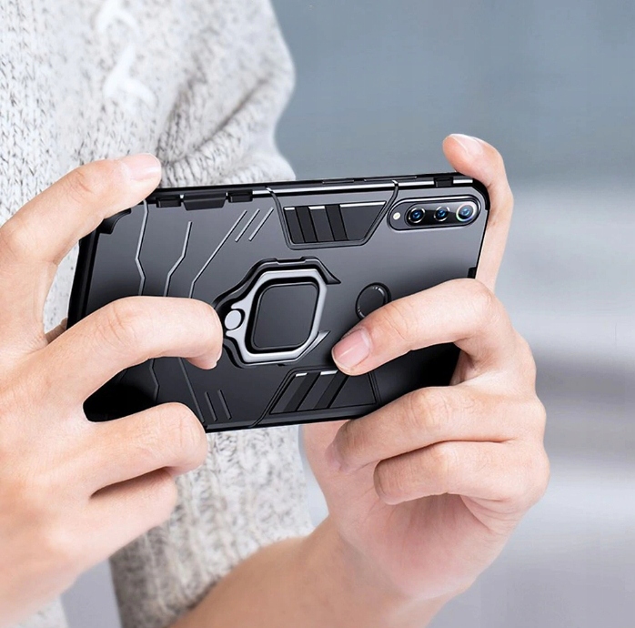 Xiaomi Mi 9 SE / Mi9 SE, obal pouzdro na mobil kryt obrněný Holder 3w1 ring