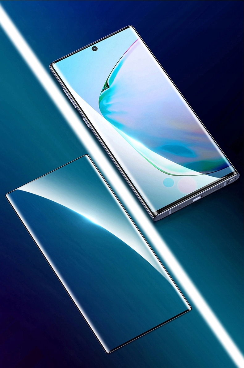 Xiaomi Mi Note 10 Lite, ochranné zakřivené sklo na celý displej, NANO HYBRID