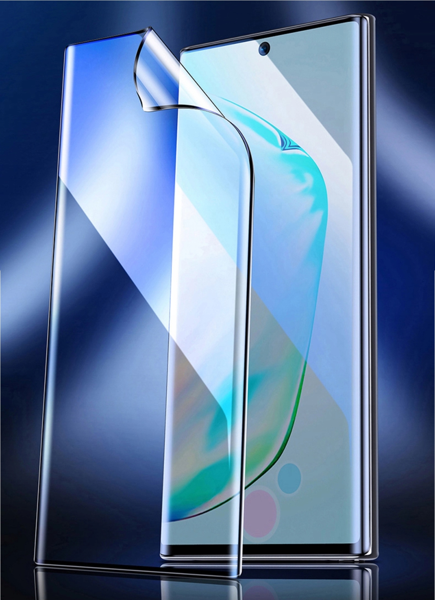 Huawei P30 Pro, ochranné zakřivené sklo na celý displej, NANO HYBRID