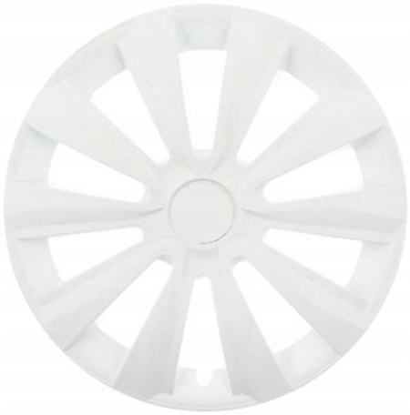 Poklice na kola - 4ks (sad) kompatibilní s modely OPEL 13'' delta bílá
