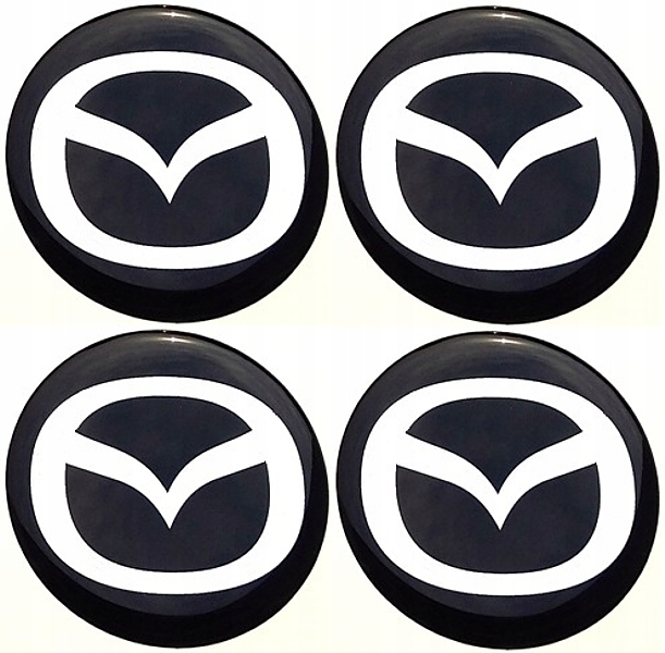 MAZDA 16'' kompatibilní s modely, poklice na kola 4ks (sad) mika zluta
