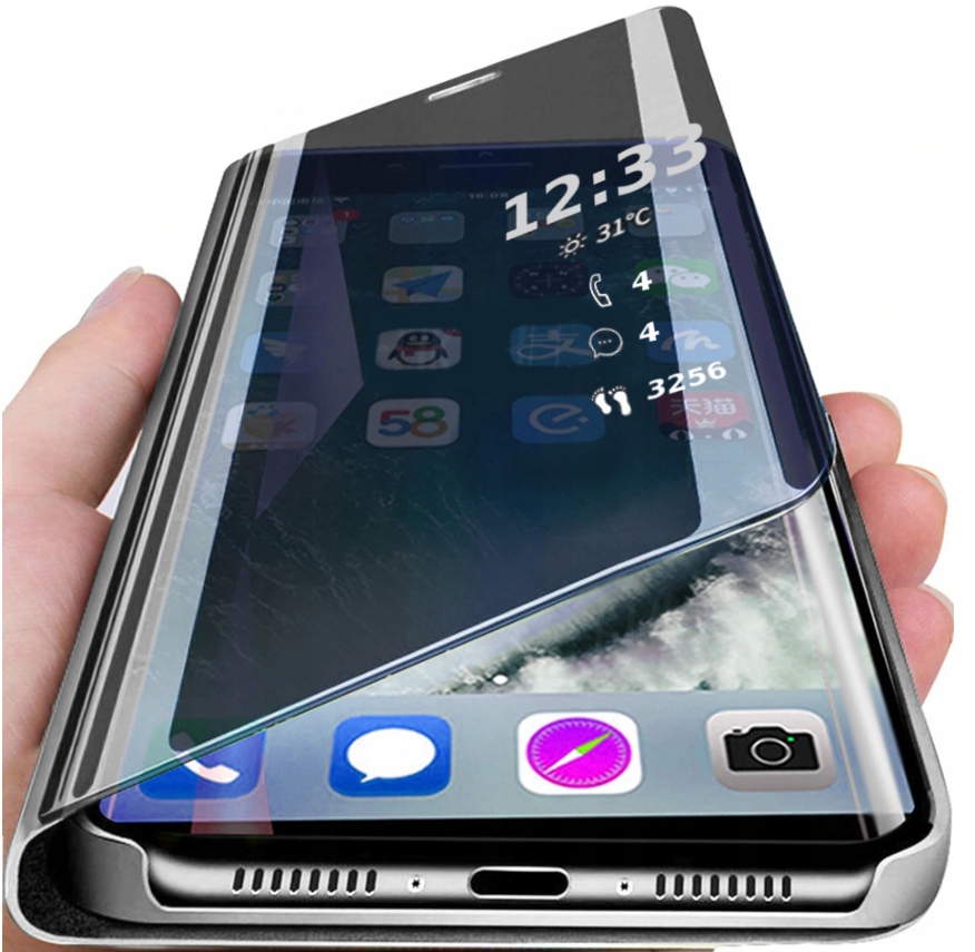 Xiaomi Redmi Note 7, puzdro kryt inteligentný Clear View Cover, chytrý obal