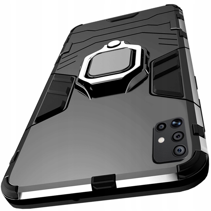 Samsung Galaxy A71, obal pouzdro na mobil kryt obrněný Holder 3w1 ring