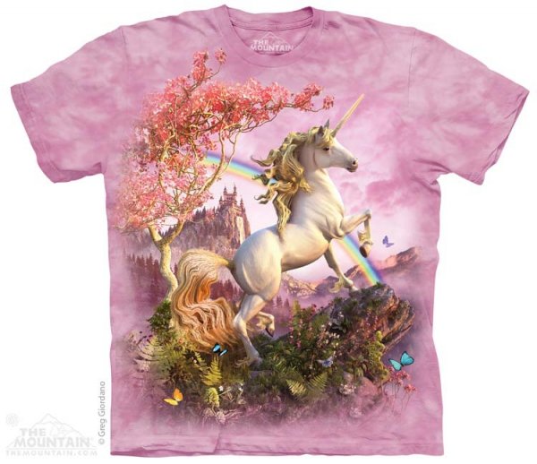 Tričko s 3D potlačou - Awesome Unicorn, koň, jednorožec - The Mountain