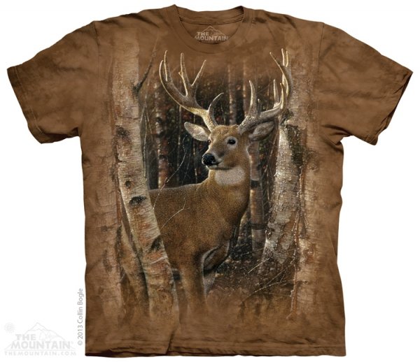 Tričko s 3D potlačou - Birchwood Buck, jeleň - The Mountain