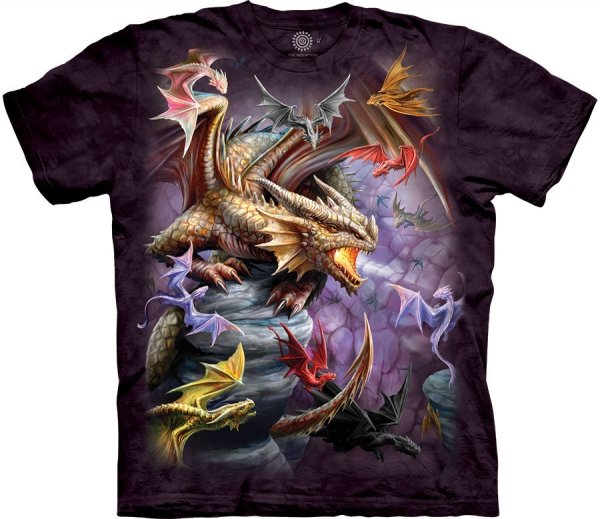 Tričko s 3D potlačou - Dragon Clan, Draci - The Mountain