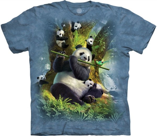 Tričko s 3D potlačou - Pan Da Bear, medvedík panda - The Mountain