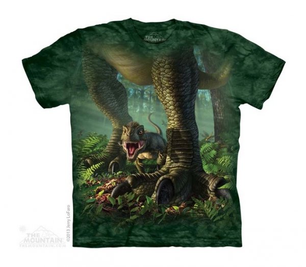 Tričko 3D potisk - Wee Rex, dinosaurus - The Mountain / děti