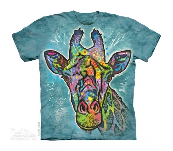 Tričko 3D potisk - Russo Giraffe, žirafa - The Mountain / děti