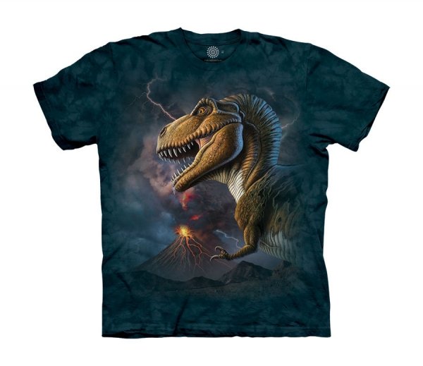 Tričko 3D potisk - Volcano Rex, dinosaurus - The Mountain / děti