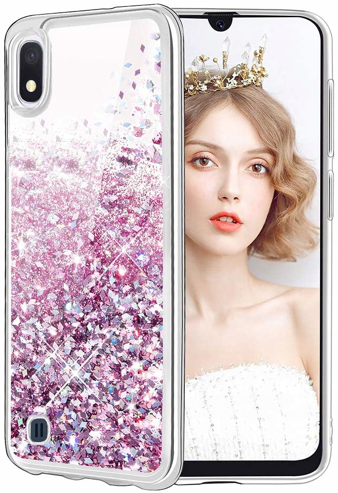 Samsung Galaxy A10, kryt pouzdro plovoucí brokát SHINING GLITTER