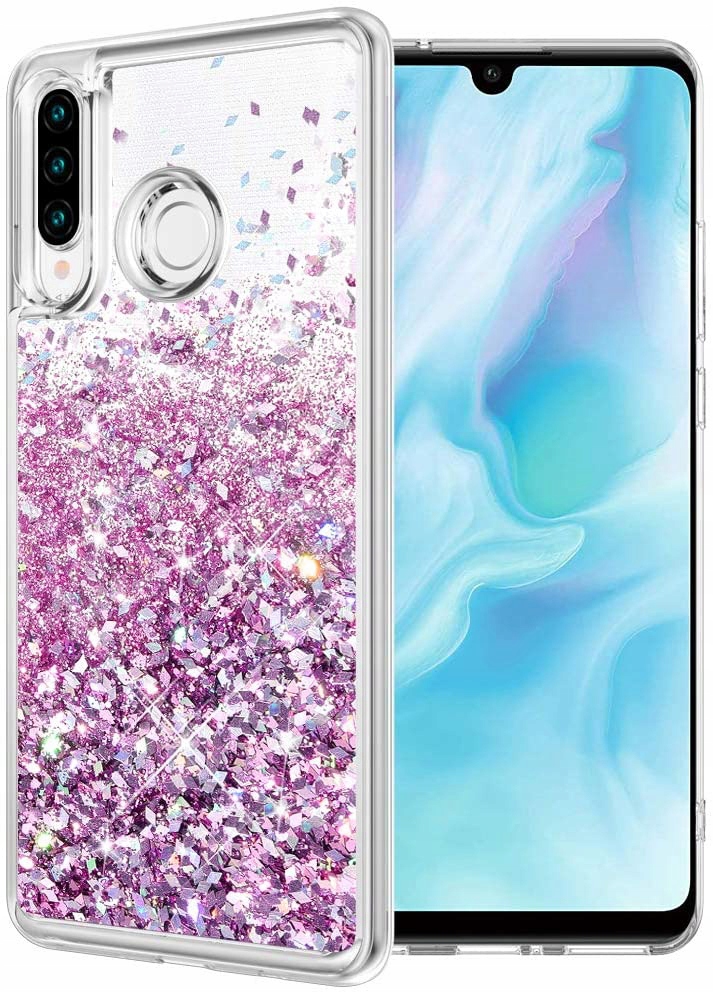 Huawei P40 Lite E, kryt pouzdro plovoucí brokát SHINING GLITTER