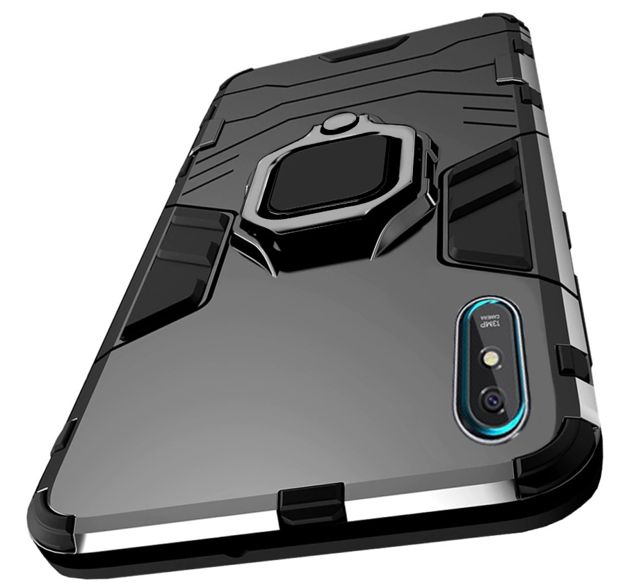 Xiaomi Redmi 9A, obal pouzdro na mobil kryt obrněný Holder 3w1 ring