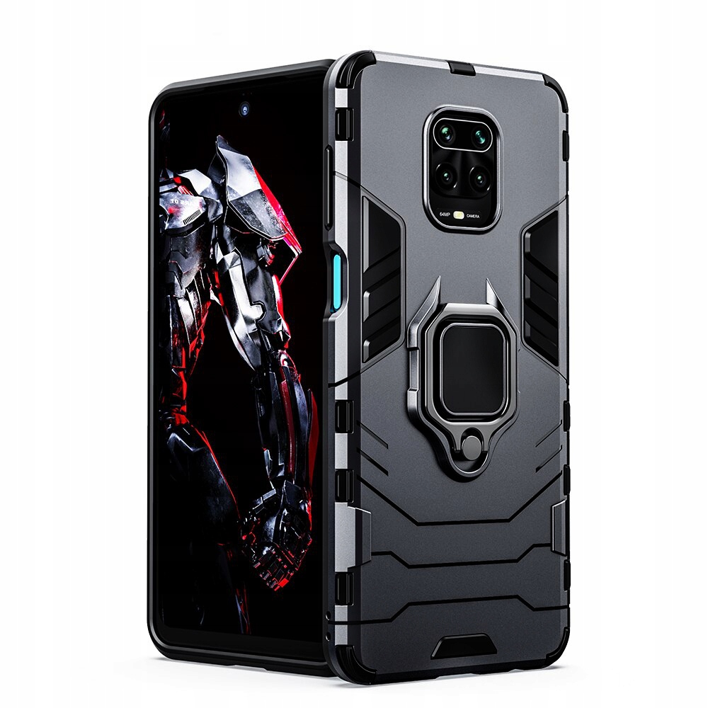 Xiaomi Redmi Note 9s, obal pouzdro na mobil kryt obrněný Holder 3w1 ring vip