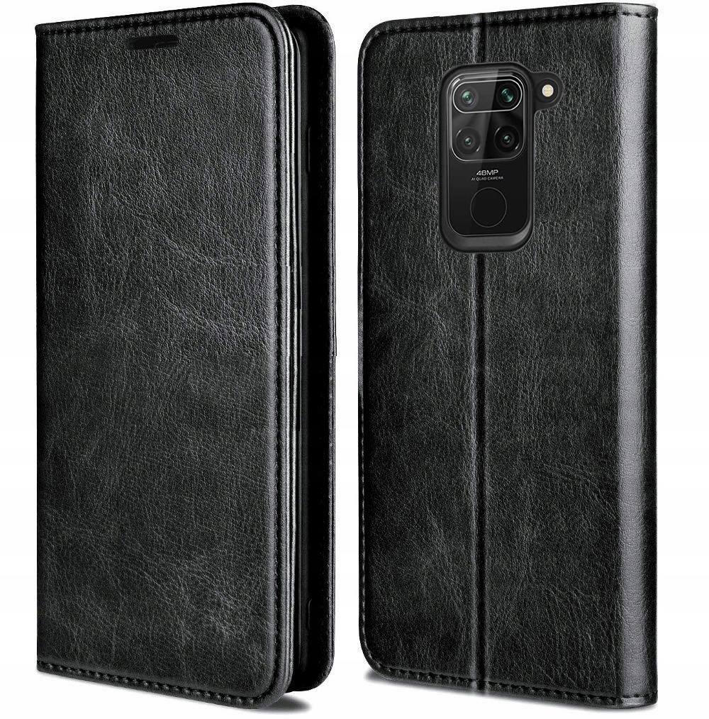 Xiaomi Redmi Note 9, magnetické pouzdro, obal, kryt SKIN, 100% kůže vip