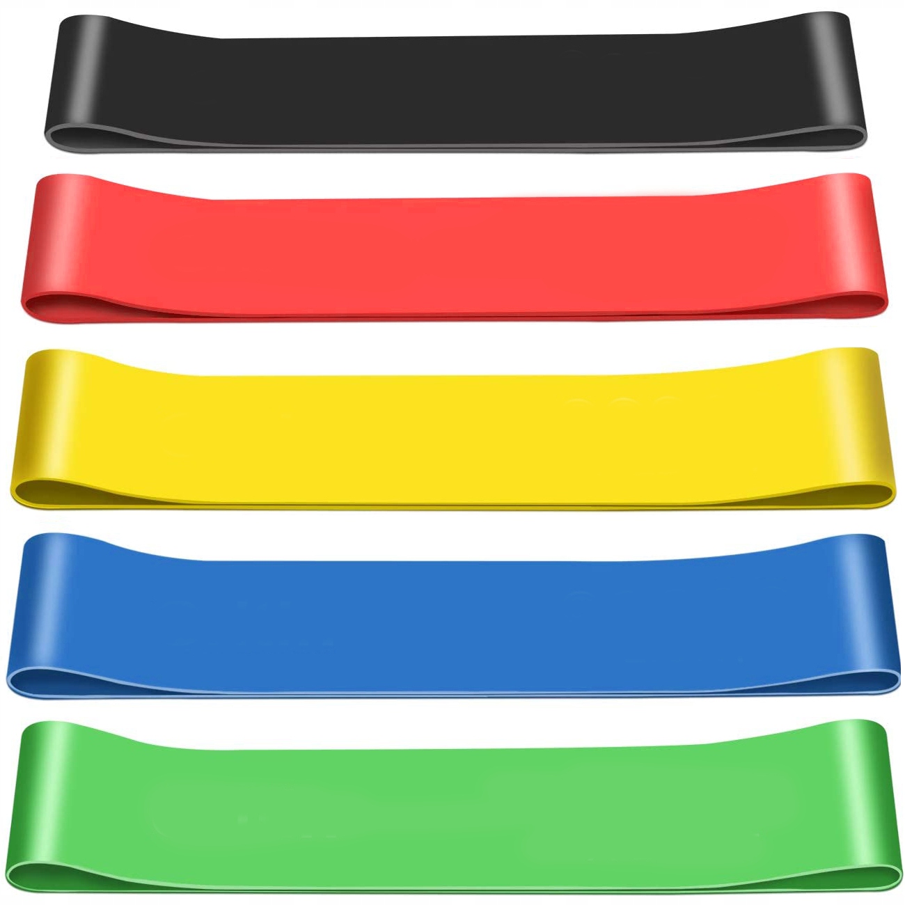 Sada 5 gumových pásků mini BAND Fitness