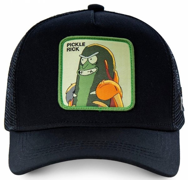 Pickle Rick Black Rick & Morty - Kšiltovka, víčko - CAPSLAB Francie