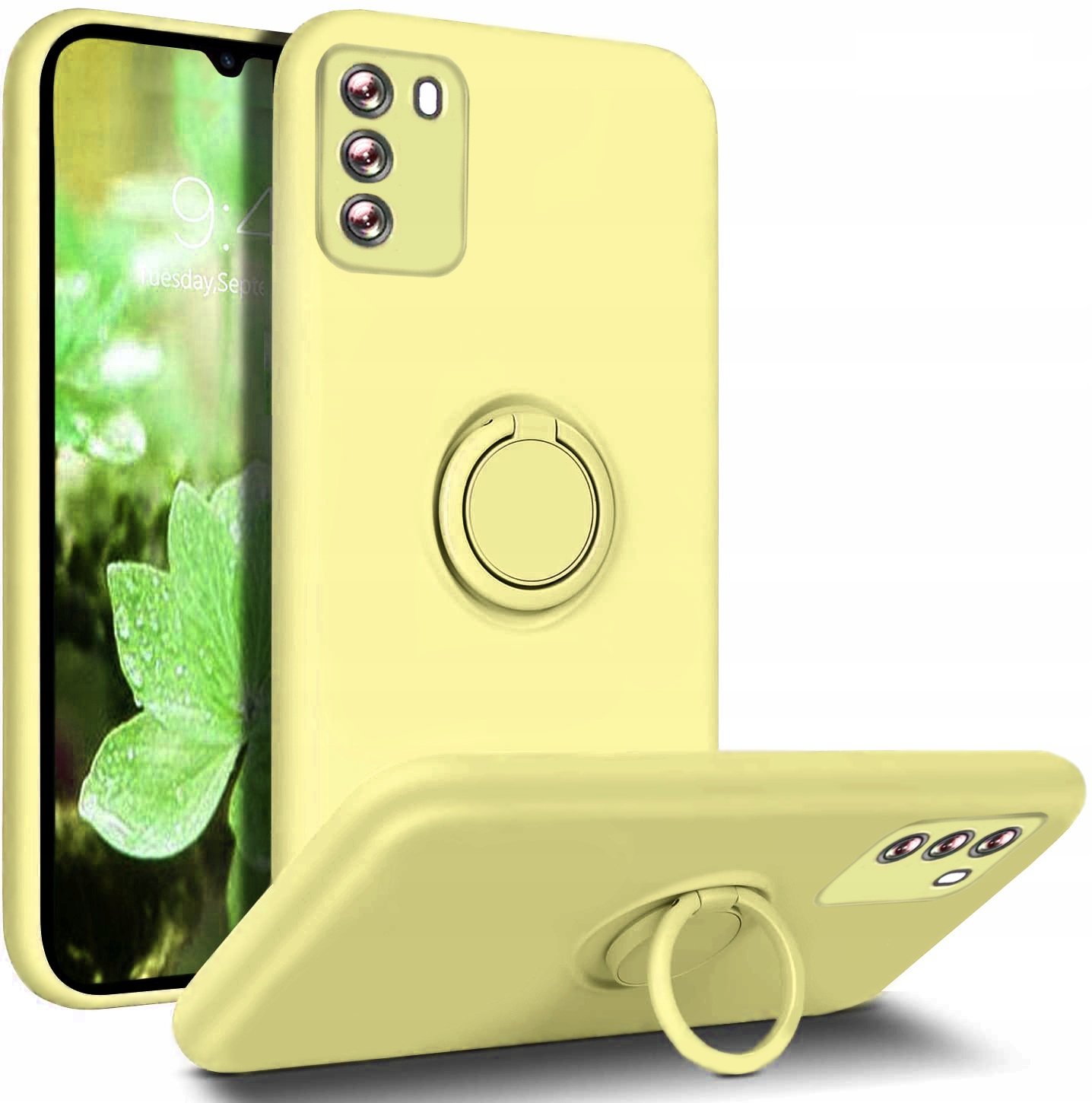 Xiaomi Poco M3, obal pouzdro na mobil kryt obrněný SOFT INSIDE 3w1 ring vip