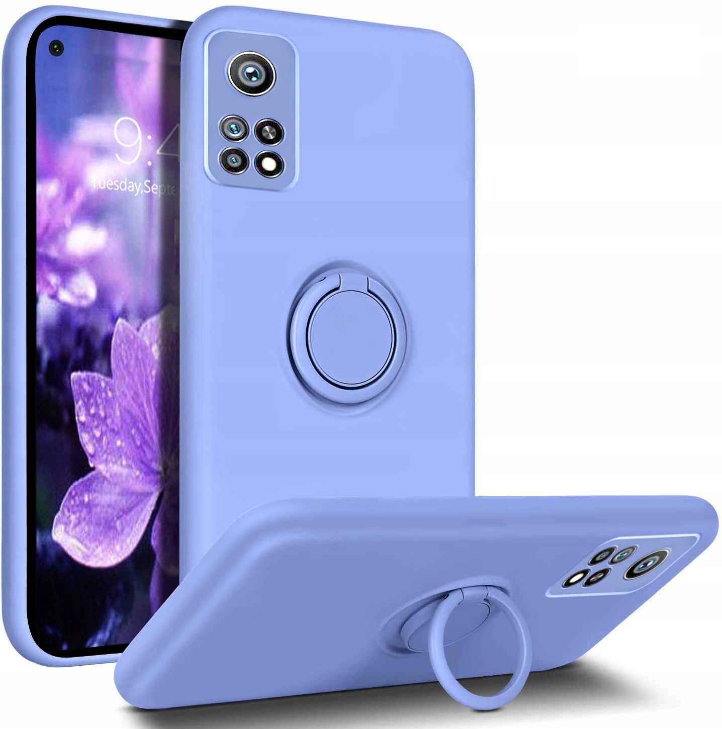 Xiaomi Mi 10T, obal pouzdro na mobil kryt obrněný SOFT INSIDE 3w1 ring