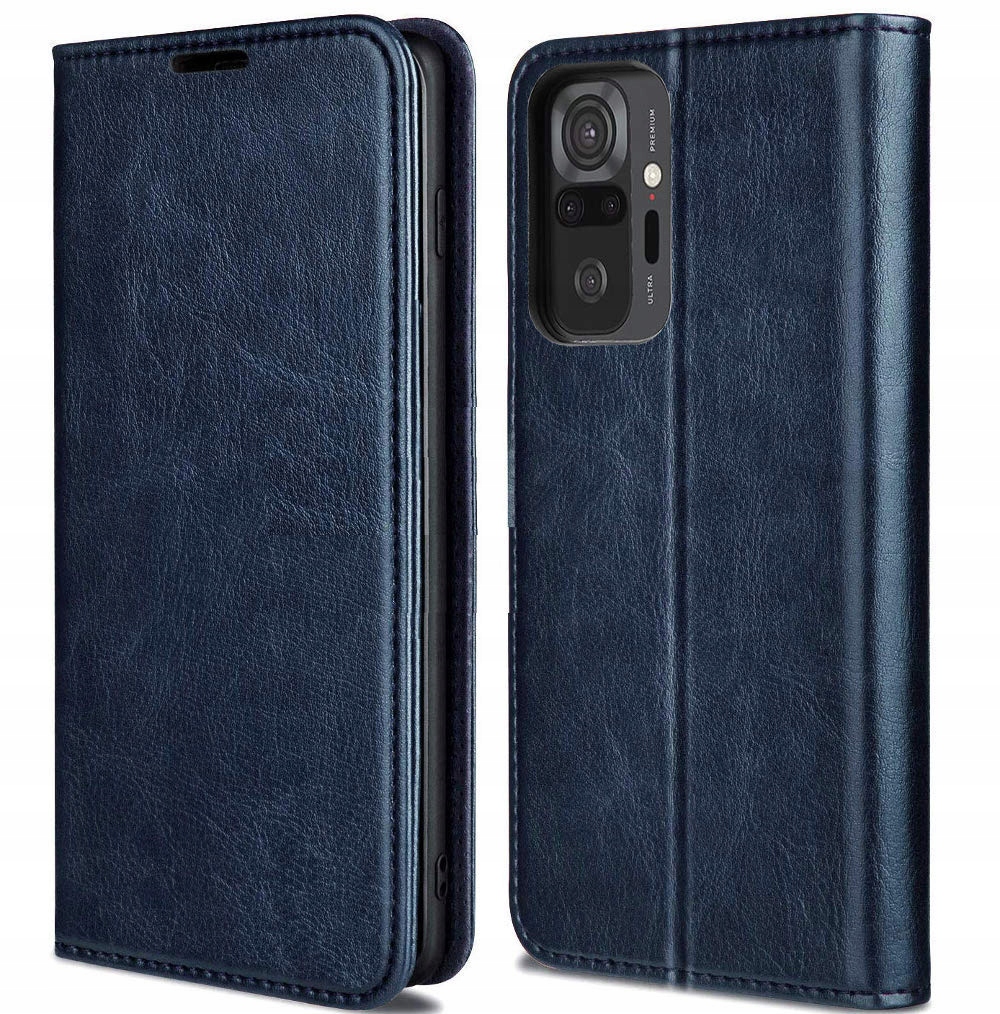 Xiaomi Redmi Note 10 Pro, magnetické pouzdro, obal, kryt SKIN, 100% kůže