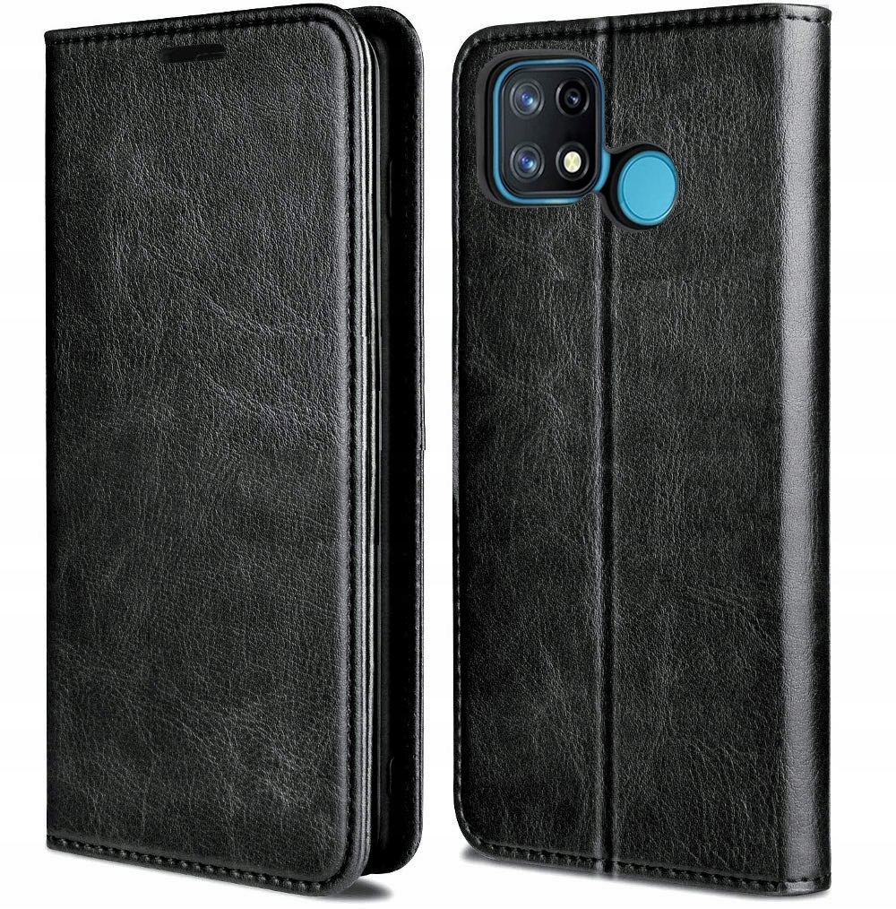 Realme 7i, magnetické pouzdro, obal, kryt SKIN, 100% kůže