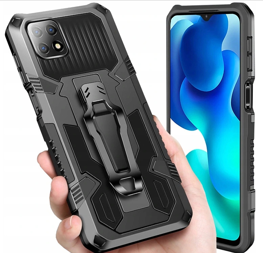 Samsung Galaxy A22, 5G obal pouzdro na mobil kryt obrněný TANK 3w1 držadlo