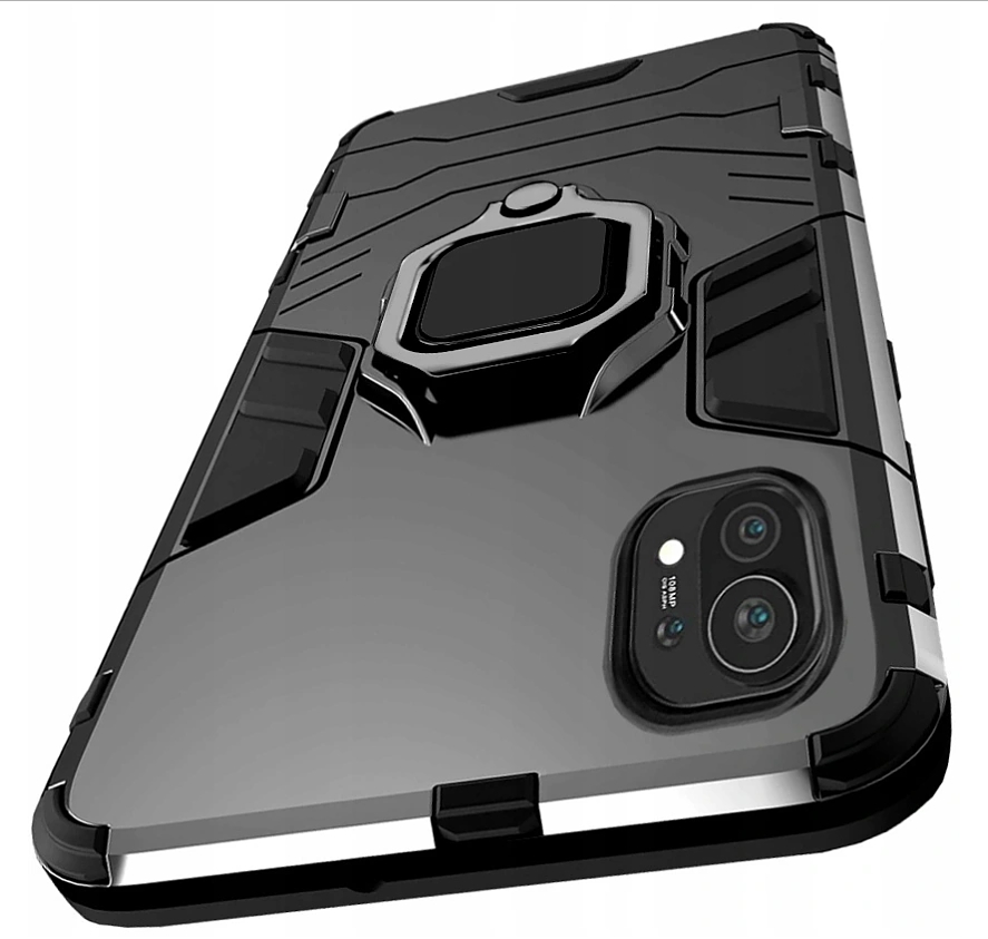 Xiaomi Mi 11 Lite, 4G / 5G obal pouzdro na mobil kryt obrněný Holder 3w1 ring