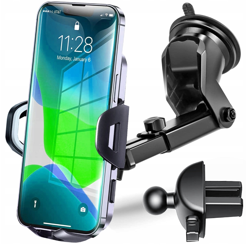 SILNÝ NASTAVITEL0NÝ DRŽÁK, TELEFONNÍ DRŽITEL do auta, PRO TELEFONY 4" až 6,7"