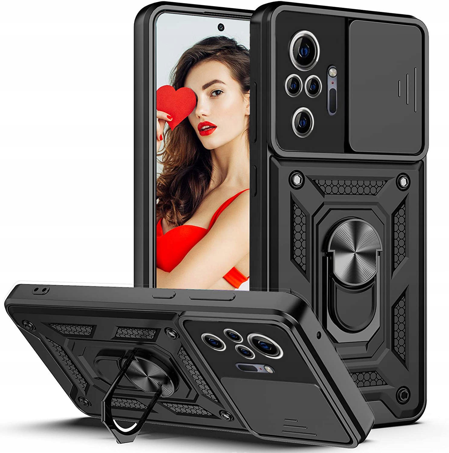 Xiaomi Redmi Note 10 Pro, puzdro pre mobilný telefón kryt pancierovaný SLIDE 4w1