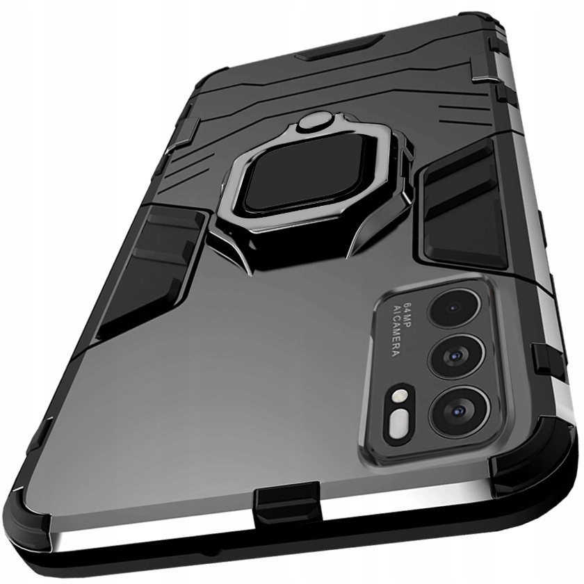 Oppo Reno 6, 5G obal pouzdro na mobil kryt obrněný Holder 3w1 ring