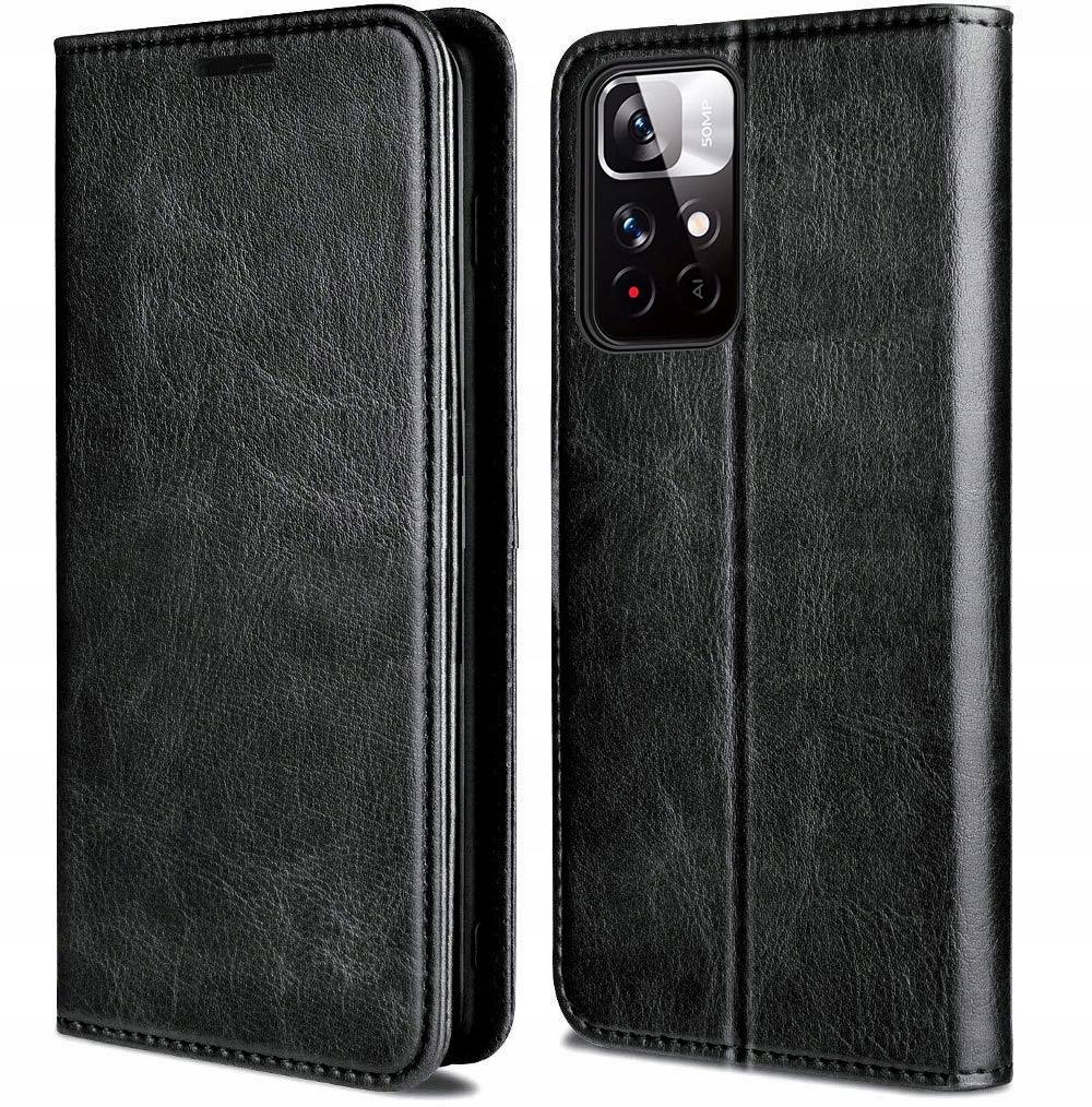 Xiaomi Redmi Note 11 Pro+, 5G magnetické pouzdro, obal, kryt SKIN, 100% kůže