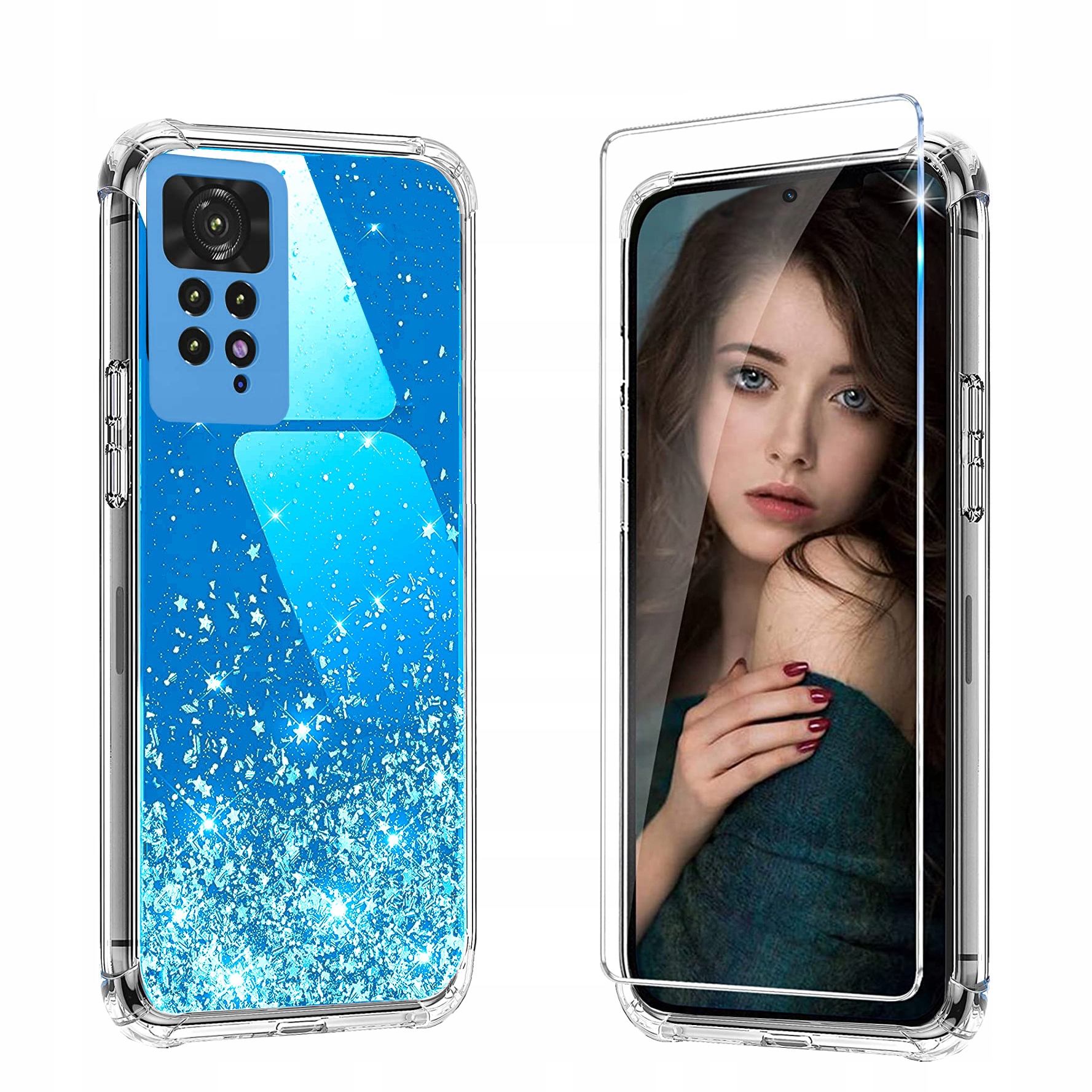 Xiaomi Redmi Note 11 / 11s, kryt pouzdro brokátové obal Airbag - FLEXIBILNÍ vip
