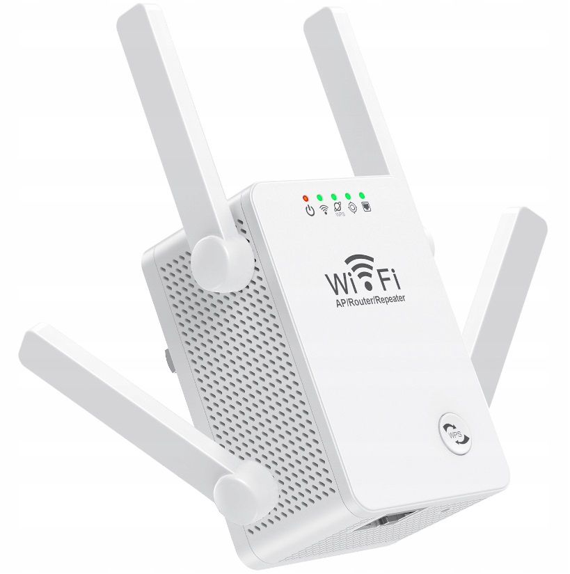 Zesilovač signálu WI-FI, repeater, vysoký výkon 300mb/s - 4 antény