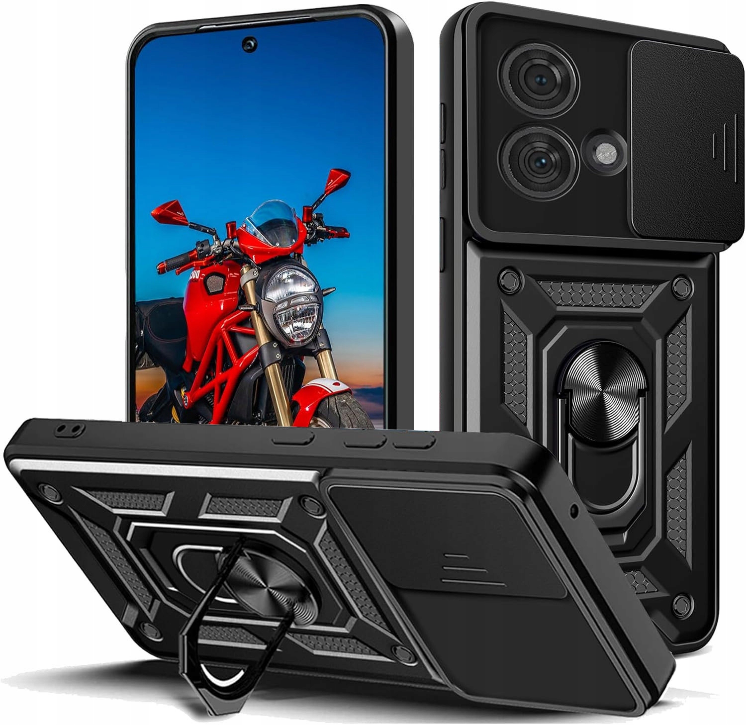 Motorola Edge 40 Neo, puzdro pre mobilný telefón, kryt pancierovaný SLIDE 4w1
