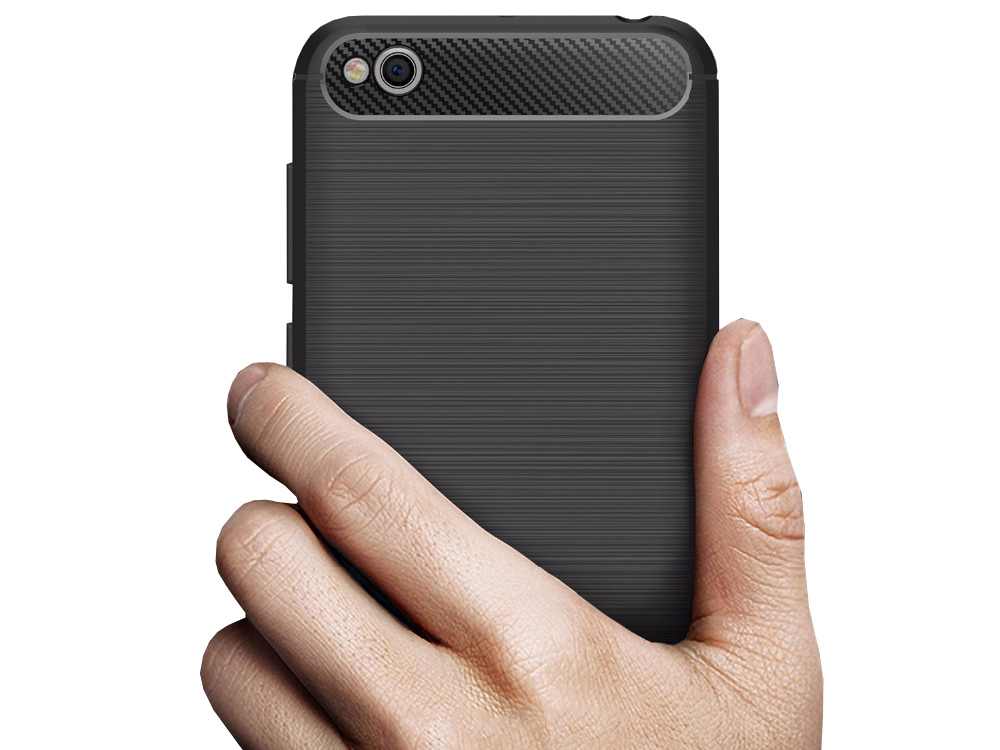 XIAOMI REDMI 5A __ kryt obal obrněný karbon 