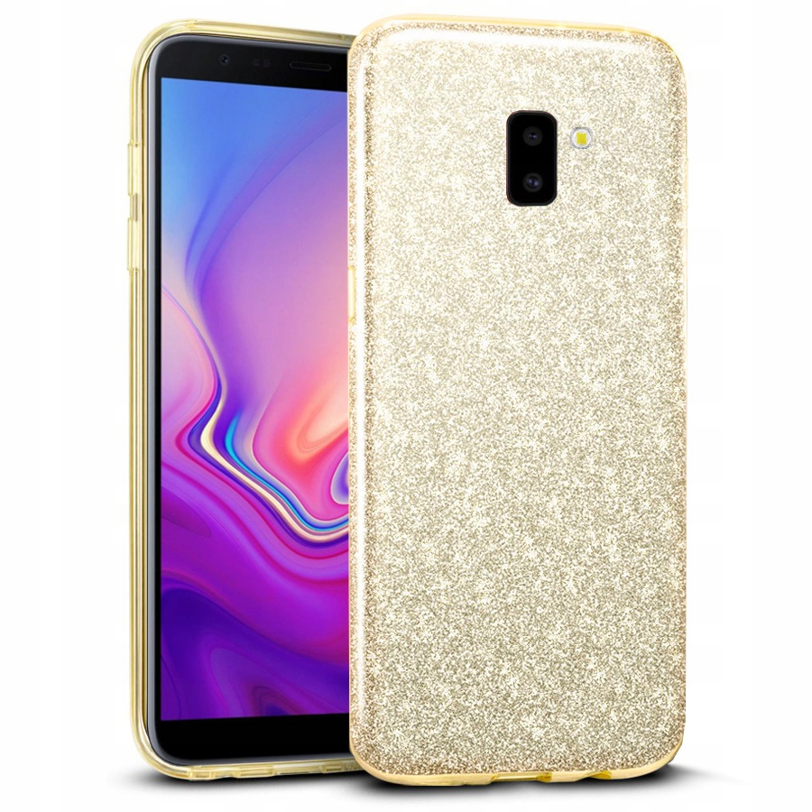 Samsung Galaxy J6+ Plus 2018, kryt pouzdro brokátové SHINING OMBRE GLITTER